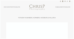 Desktop Screenshot of chrispphotography.de